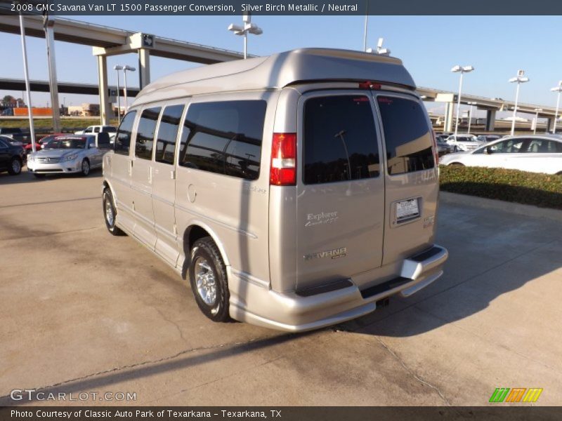 Silver Birch Metallic / Neutral 2008 GMC Savana Van LT 1500 Passenger Conversion