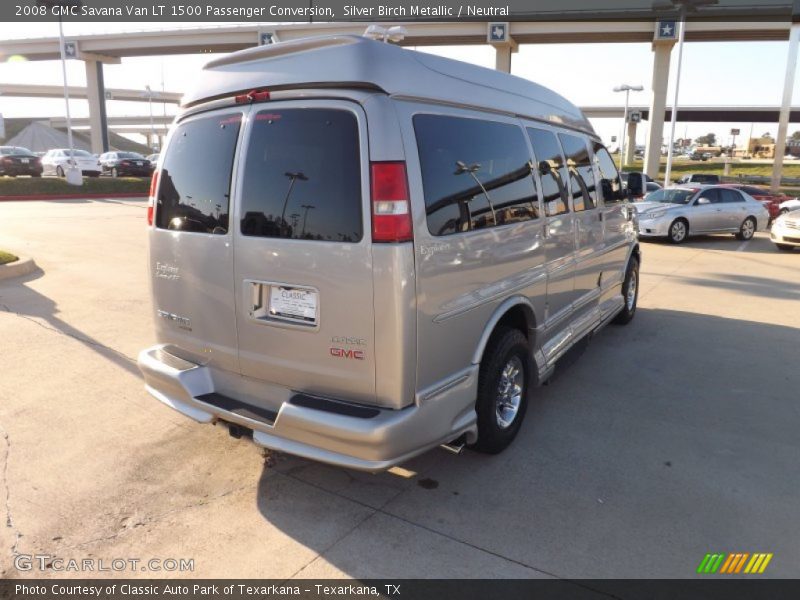Silver Birch Metallic / Neutral 2008 GMC Savana Van LT 1500 Passenger Conversion