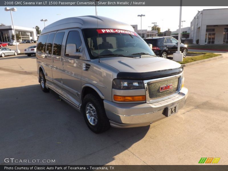 Silver Birch Metallic / Neutral 2008 GMC Savana Van LT 1500 Passenger Conversion