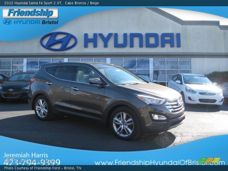 Cabo Bronze / Beige 2013 Hyundai Santa Fe Sport 2.0T