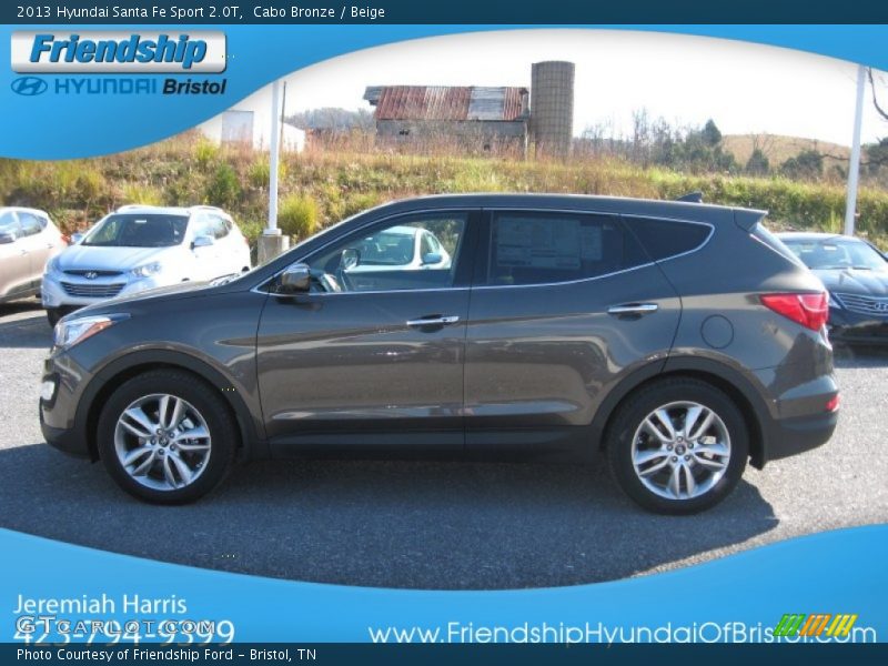 Cabo Bronze / Beige 2013 Hyundai Santa Fe Sport 2.0T