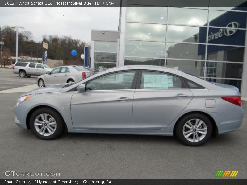 Iridescent Silver Blue Pearl / Gray 2013 Hyundai Sonata GLS