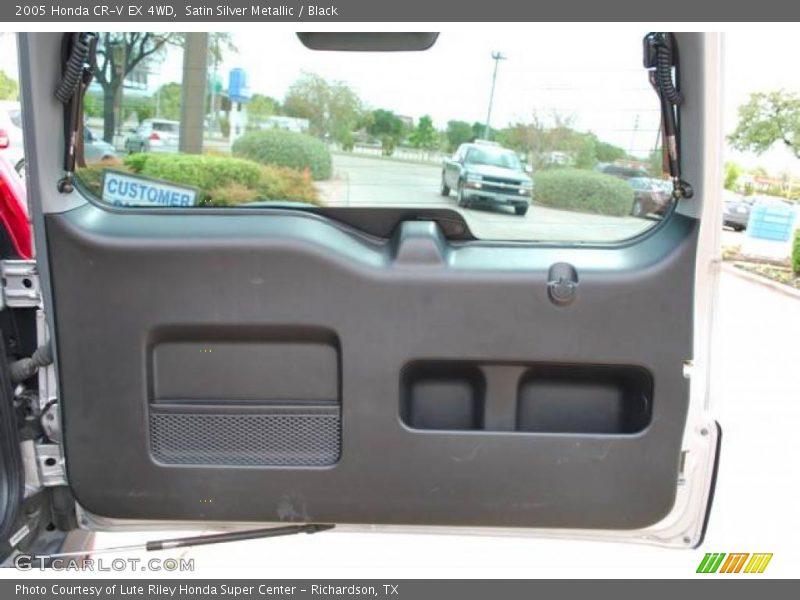 Satin Silver Metallic / Black 2005 Honda CR-V EX 4WD