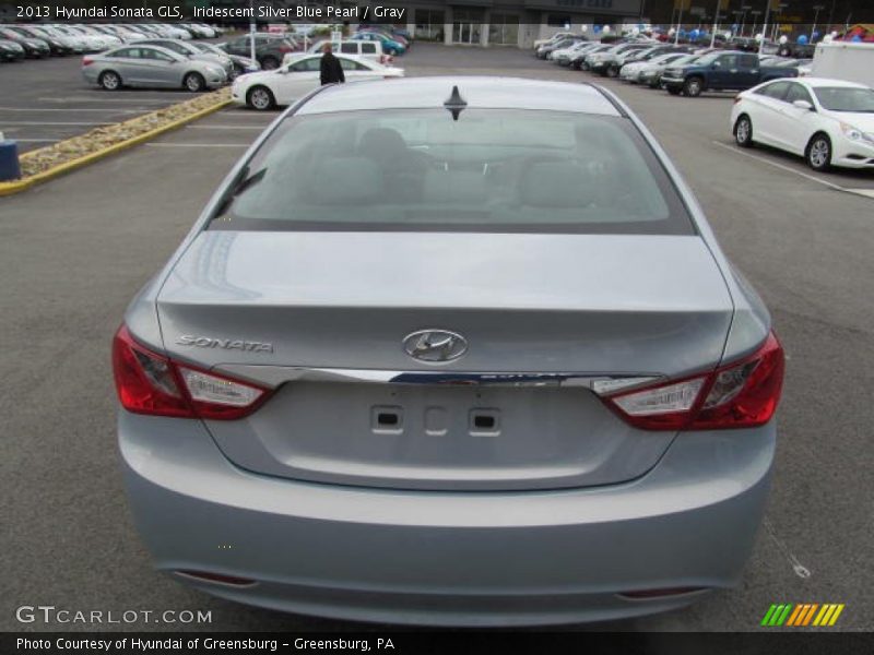 Iridescent Silver Blue Pearl / Gray 2013 Hyundai Sonata GLS