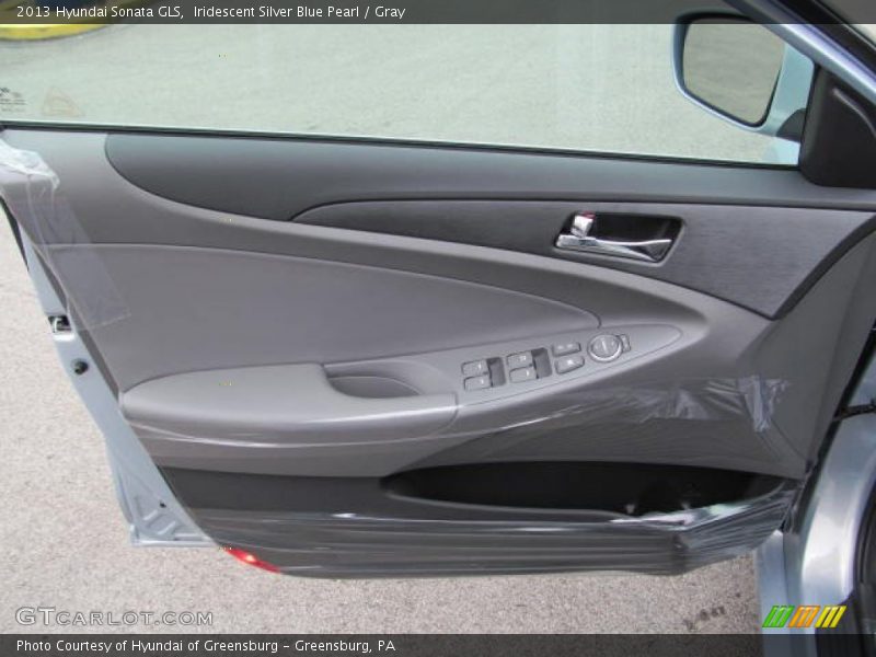 Iridescent Silver Blue Pearl / Gray 2013 Hyundai Sonata GLS