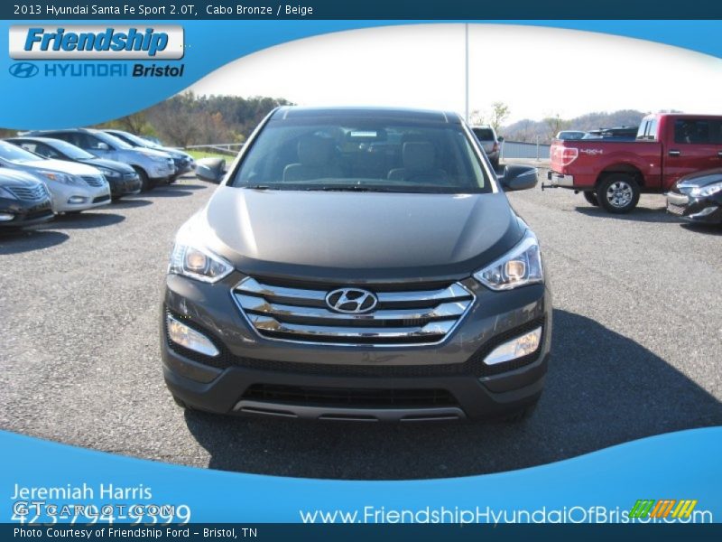 Cabo Bronze / Beige 2013 Hyundai Santa Fe Sport 2.0T