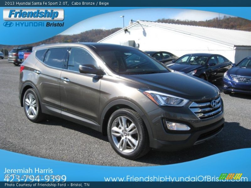 Cabo Bronze / Beige 2013 Hyundai Santa Fe Sport 2.0T