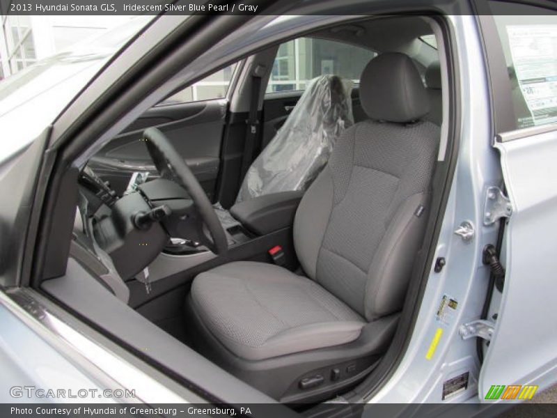 Iridescent Silver Blue Pearl / Gray 2013 Hyundai Sonata GLS