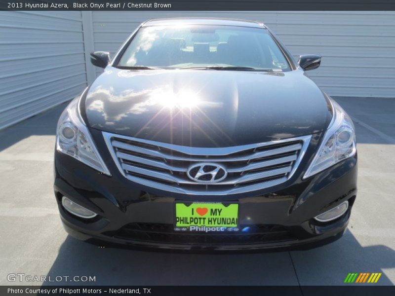 Black Onyx Pearl / Chestnut Brown 2013 Hyundai Azera