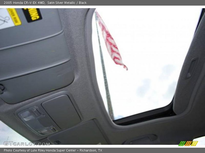 Satin Silver Metallic / Black 2005 Honda CR-V EX 4WD