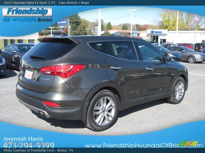 Cabo Bronze / Beige 2013 Hyundai Santa Fe Sport 2.0T