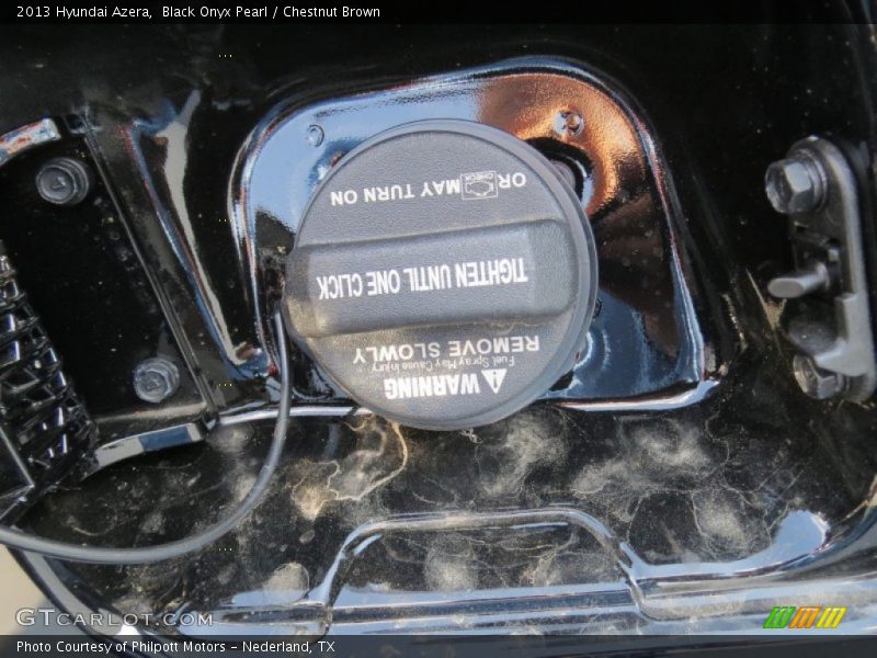 Black Onyx Pearl / Chestnut Brown 2013 Hyundai Azera