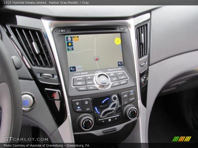 Harbor Gray Metallic / Gray 2013 Hyundai Sonata Limited