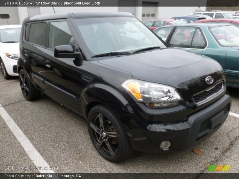 Shadow Black / Black Soul Logo Cloth 2010 Kia Soul +
