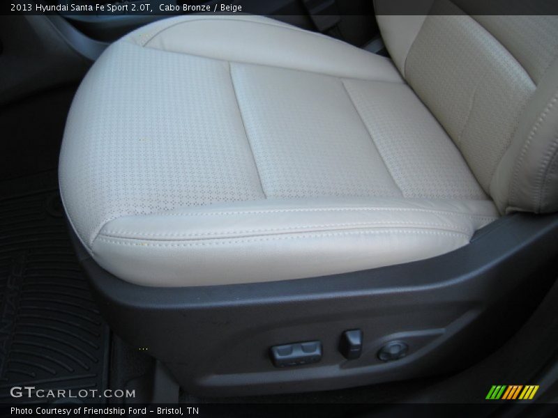 Front Seat of 2013 Santa Fe Sport 2.0T