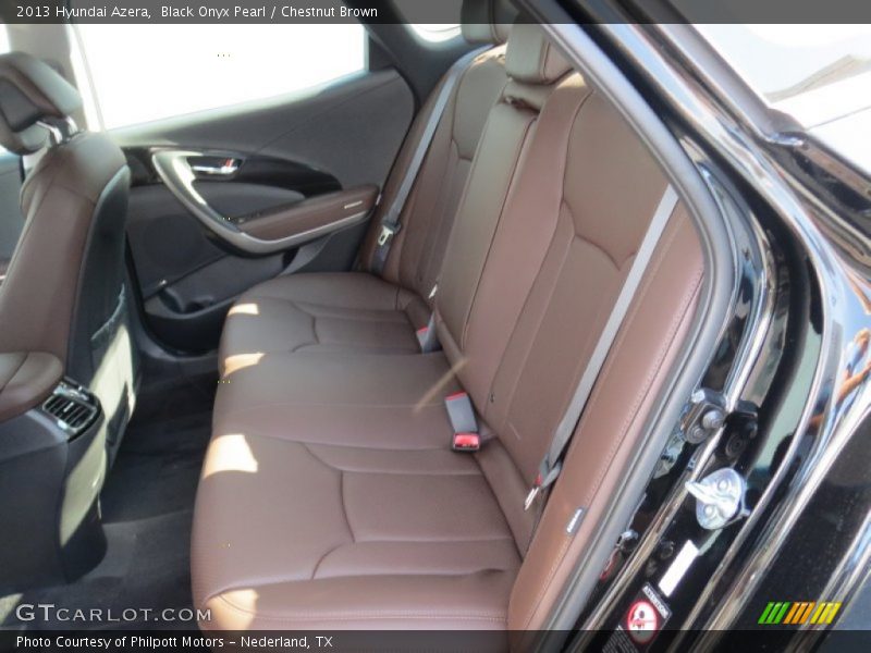 Rear Seat of 2013 Azera 