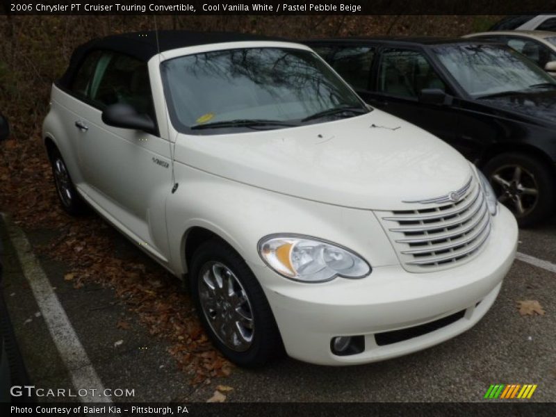Cool Vanilla White / Pastel Pebble Beige 2006 Chrysler PT Cruiser Touring Convertible