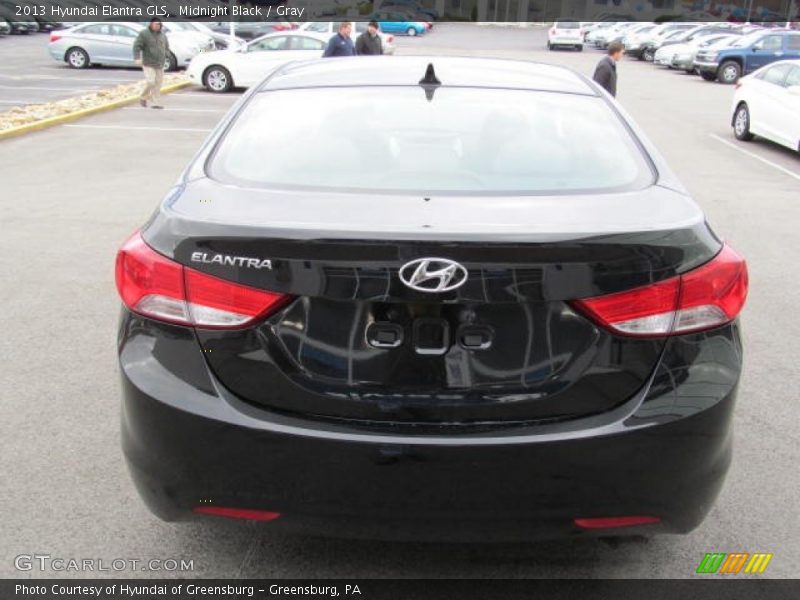 Midnight Black / Gray 2013 Hyundai Elantra GLS