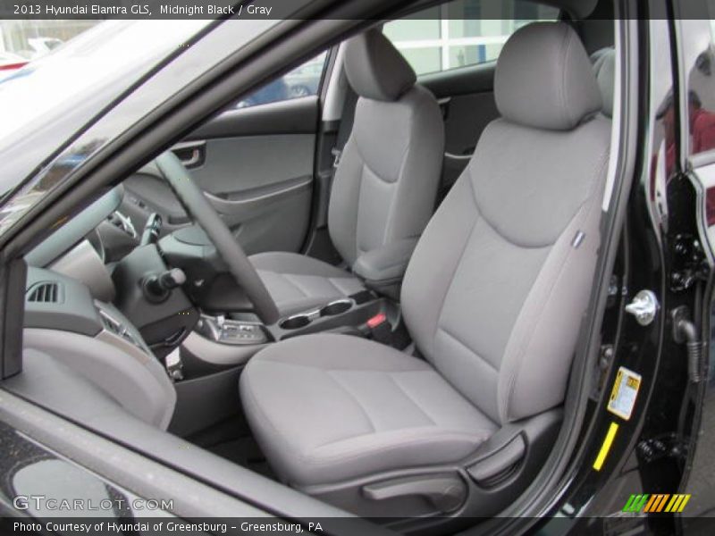 Front Seat of 2013 Elantra GLS