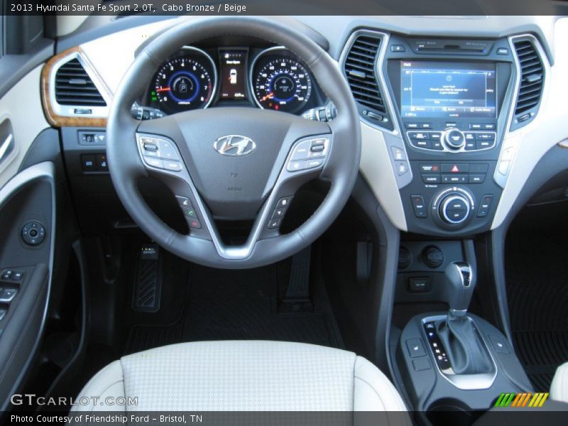 Dashboard of 2013 Santa Fe Sport 2.0T