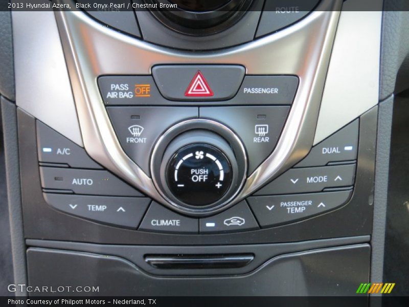 Controls of 2013 Azera 