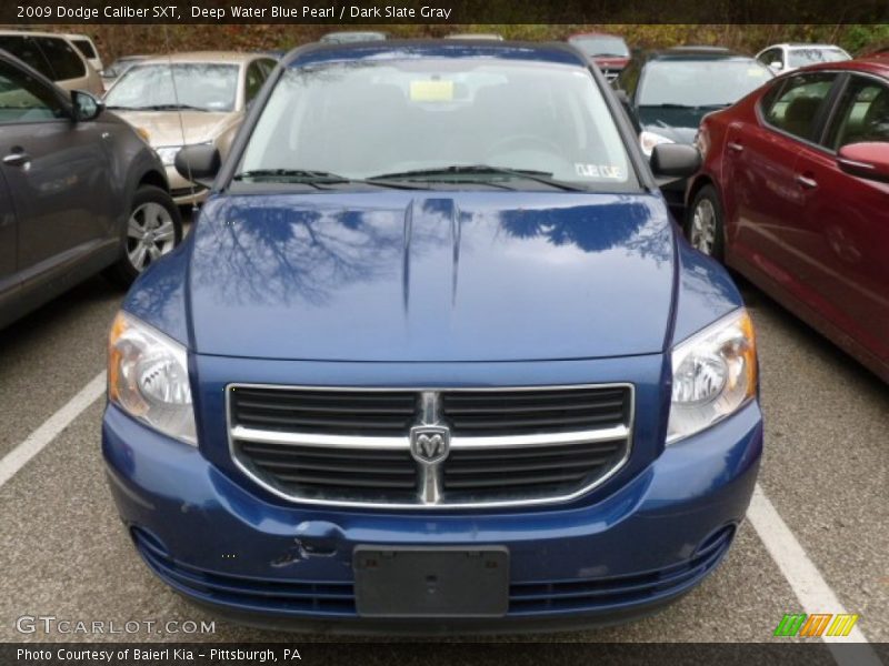 Deep Water Blue Pearl / Dark Slate Gray 2009 Dodge Caliber SXT