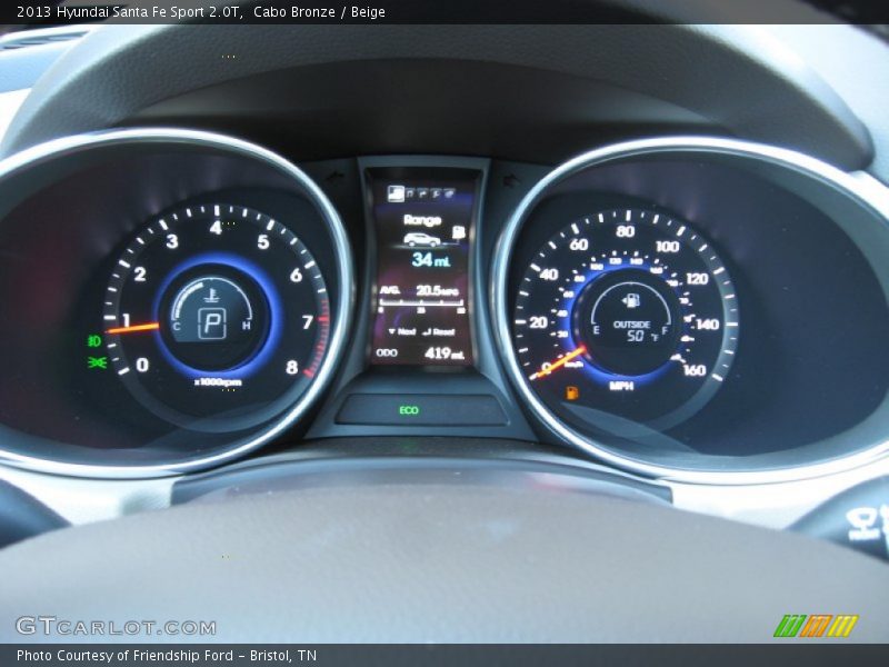  2013 Santa Fe Sport 2.0T Sport 2.0T Gauges