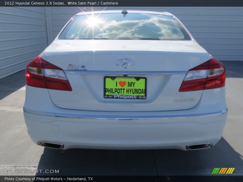 White Satin Pearl / Cashmere 2012 Hyundai Genesis 3.8 Sedan