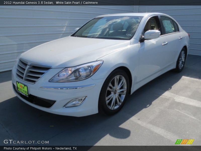 White Satin Pearl / Cashmere 2012 Hyundai Genesis 3.8 Sedan