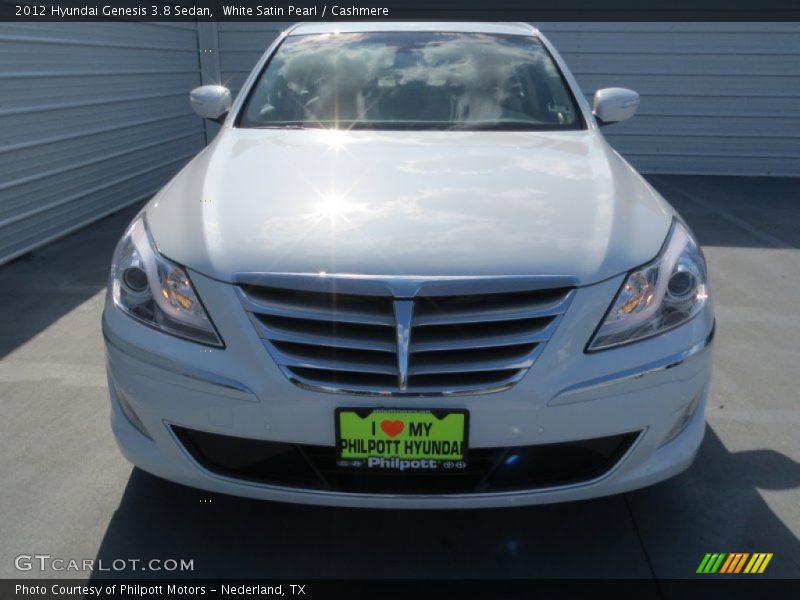 White Satin Pearl / Cashmere 2012 Hyundai Genesis 3.8 Sedan