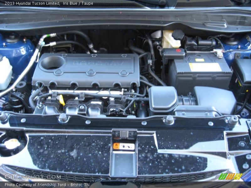 Iris Blue / Taupe 2013 Hyundai Tucson Limited