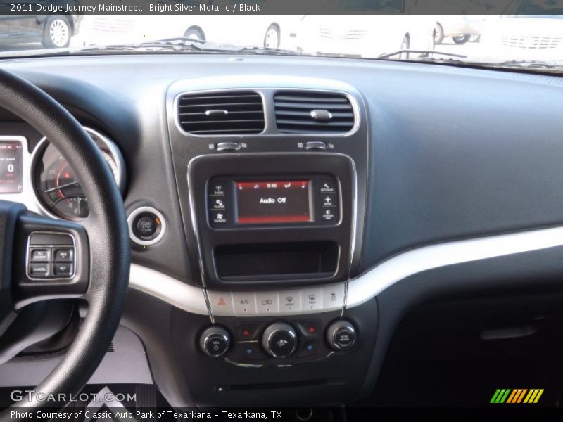 Bright Silver Metallic / Black 2011 Dodge Journey Mainstreet