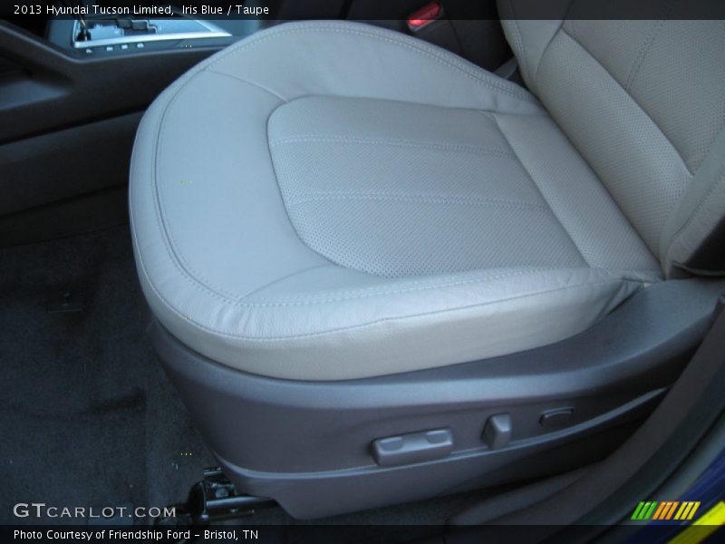 Iris Blue / Taupe 2013 Hyundai Tucson Limited
