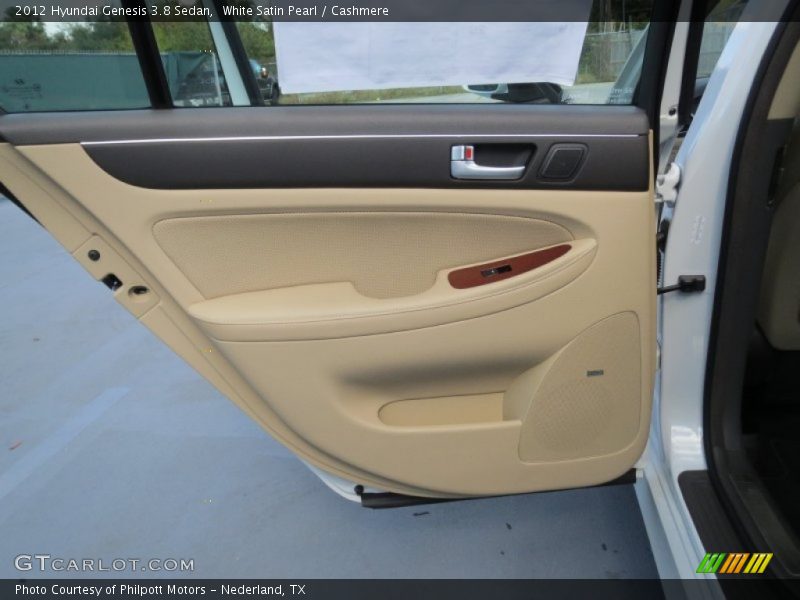 White Satin Pearl / Cashmere 2012 Hyundai Genesis 3.8 Sedan