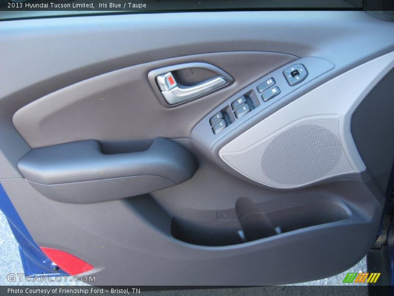 Iris Blue / Taupe 2013 Hyundai Tucson Limited
