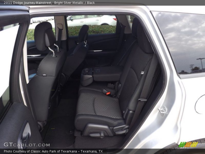 Bright Silver Metallic / Black 2011 Dodge Journey Mainstreet