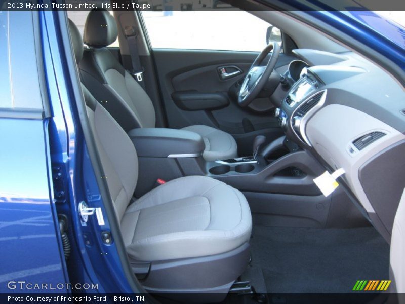 Iris Blue / Taupe 2013 Hyundai Tucson Limited