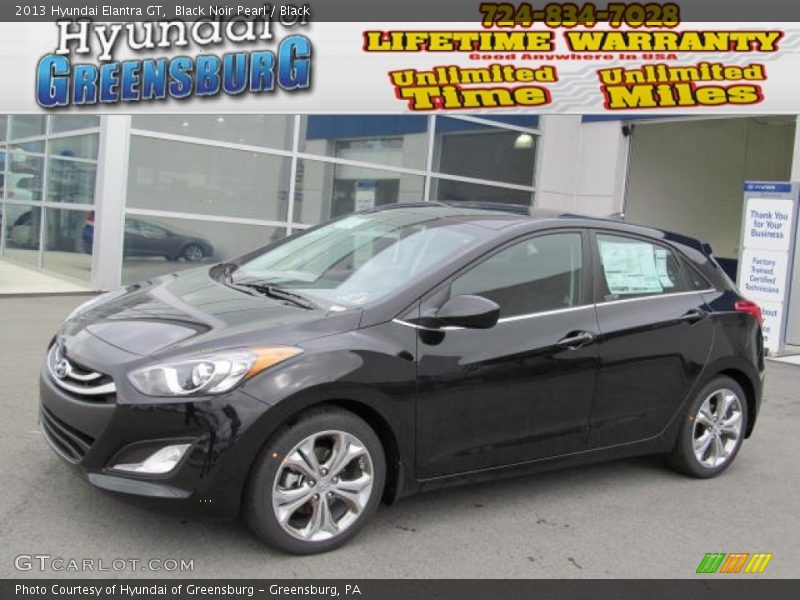 Black Noir Pearl / Black 2013 Hyundai Elantra GT