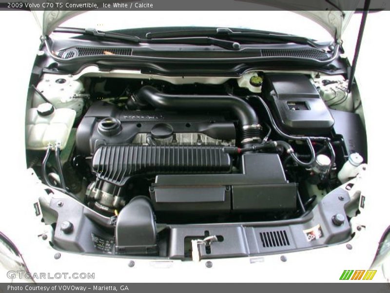 Ice White / Calcite 2009 Volvo C70 T5 Convertible