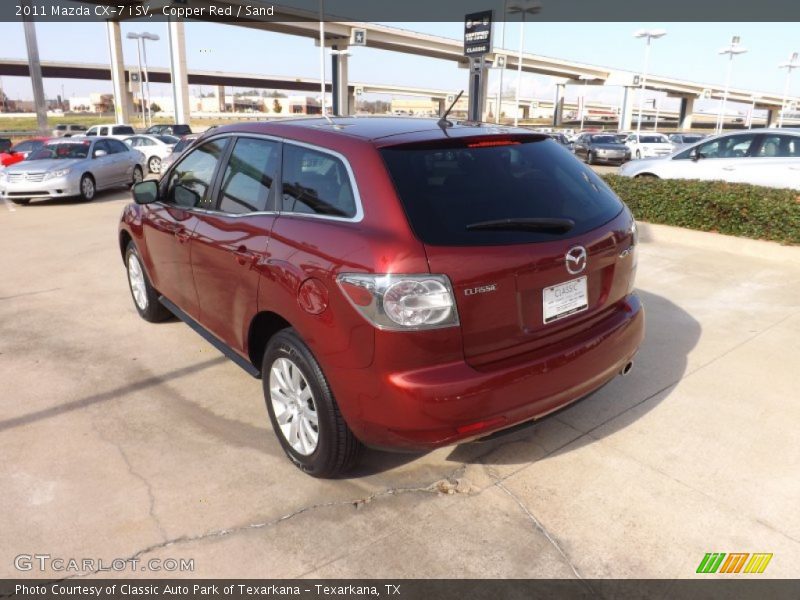 Copper Red / Sand 2011 Mazda CX-7 i SV