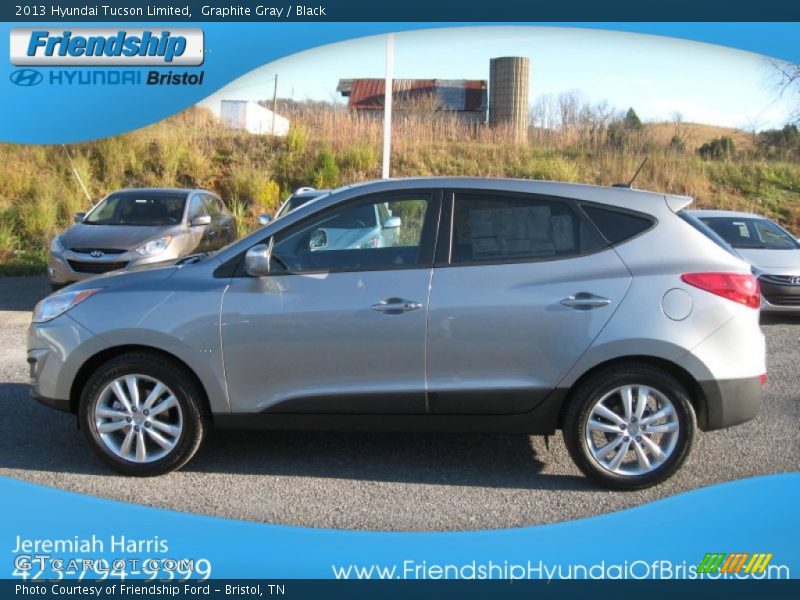 Graphite Gray / Black 2013 Hyundai Tucson Limited