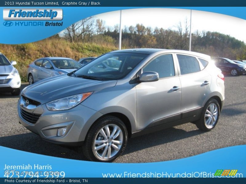 Graphite Gray / Black 2013 Hyundai Tucson Limited