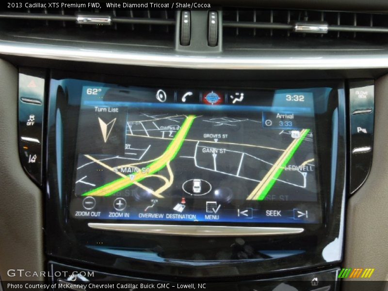 White Diamond Tricoat / Shale/Cocoa 2013 Cadillac XTS Premium FWD