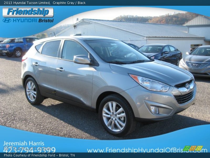 Graphite Gray / Black 2013 Hyundai Tucson Limited