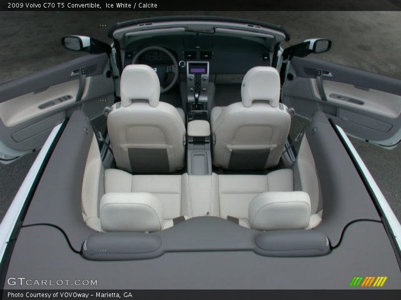 Ice White / Calcite 2009 Volvo C70 T5 Convertible
