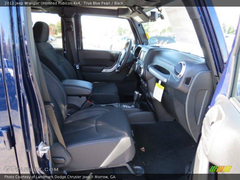 True Blue Pearl / Black 2013 Jeep Wrangler Unlimited Rubicon 4x4