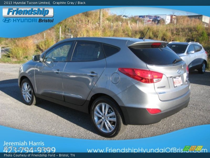 Graphite Gray / Black 2013 Hyundai Tucson Limited