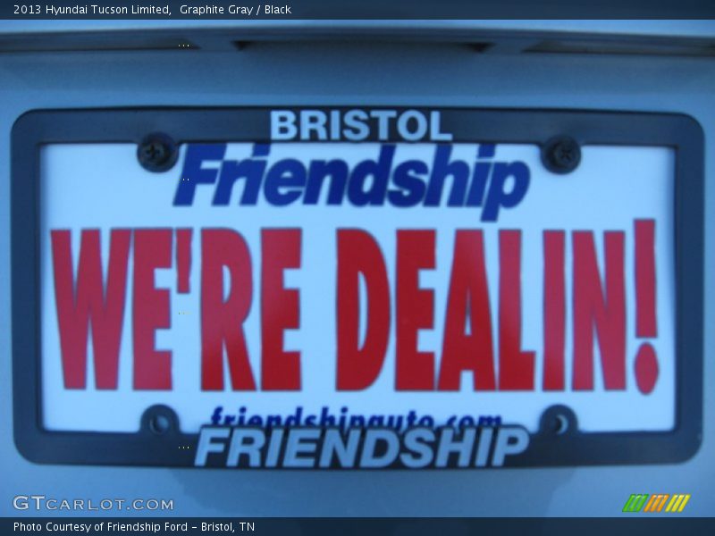 Graphite Gray / Black 2013 Hyundai Tucson Limited