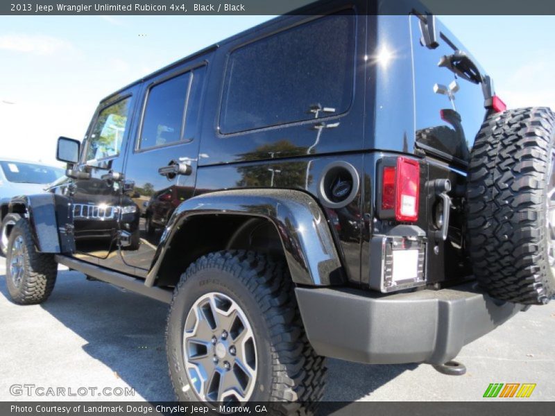 Black / Black 2013 Jeep Wrangler Unlimited Rubicon 4x4