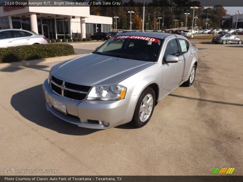 Bright Silver Metallic / Dark Slate Gray 2010 Dodge Avenger R/T